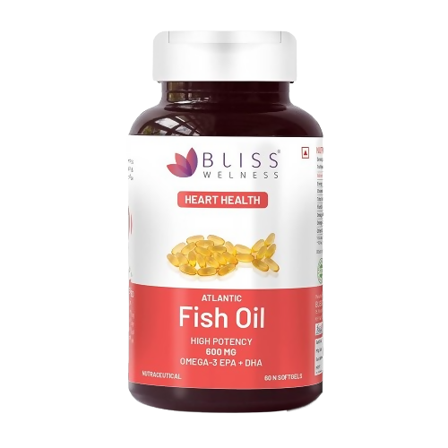 Bliss Welness Fish Oil Softgel Capsules - Distacart