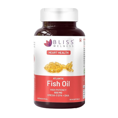 Bliss Welness Fish Oil Softgel Capsules - Distacart
