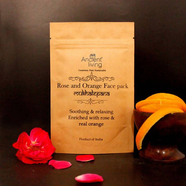 Ancient Living Rose And Orange Face Pack - Distacart