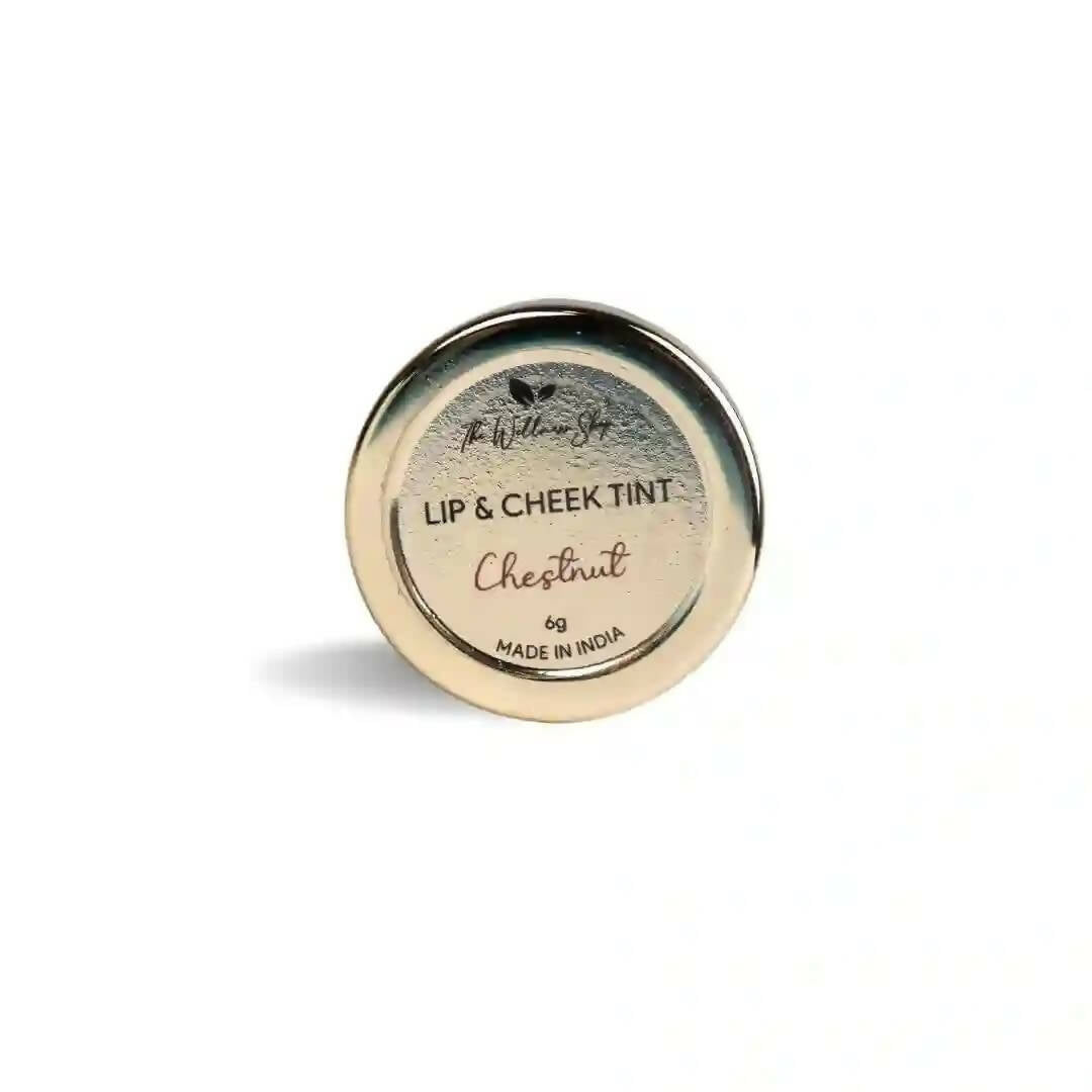 The Wellness Shop Lip & Cheek Tint (Chestnut) Lip Balm - Distacart