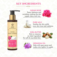 Thumbnail for Khadi Essentials Rose Body Lotion - Distacart