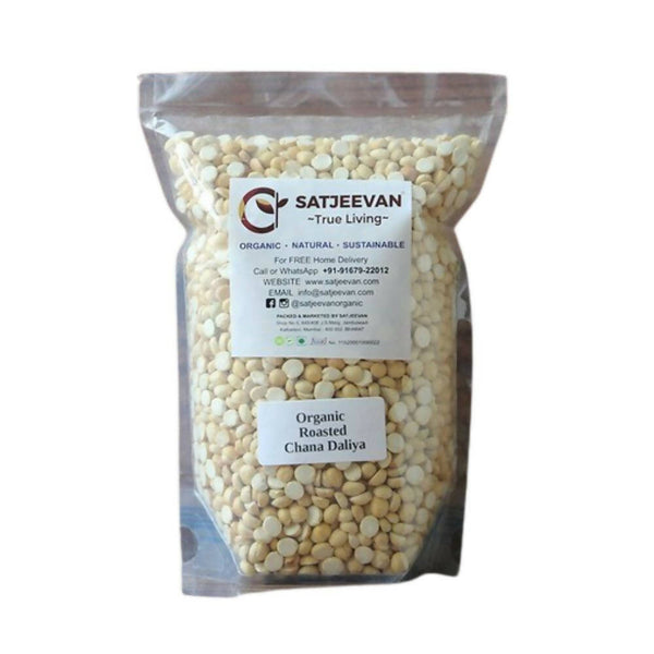 Satjeevan Organic Roasted Chana Daliya - Distacart