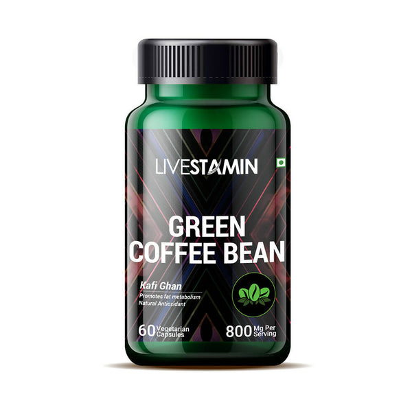 Livestamin Green Coffee Bean Extract Capsules - Distacart