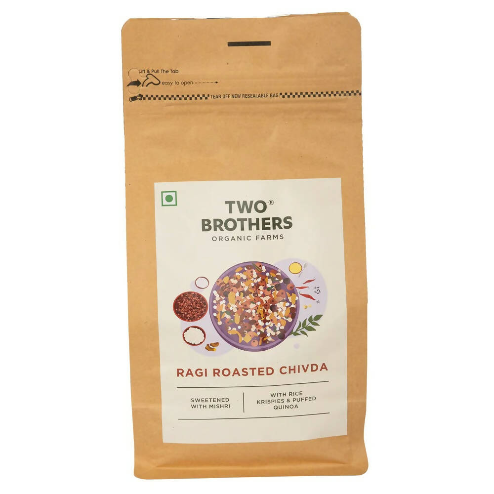 Two Brothers Organic Farms Ragi Roasted Chivda - Distacart