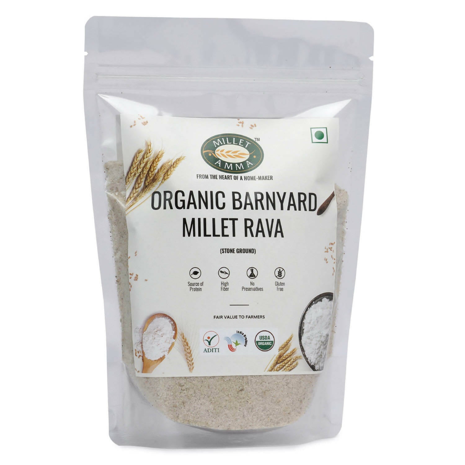 Millet Amma Barnyard Millet Rava (Suji) - Distacart