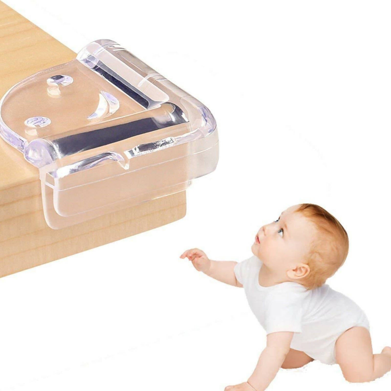 Safe-O-Kid Smiley Shaped, Compact Corner Safety For Sharp Corners - Distacart