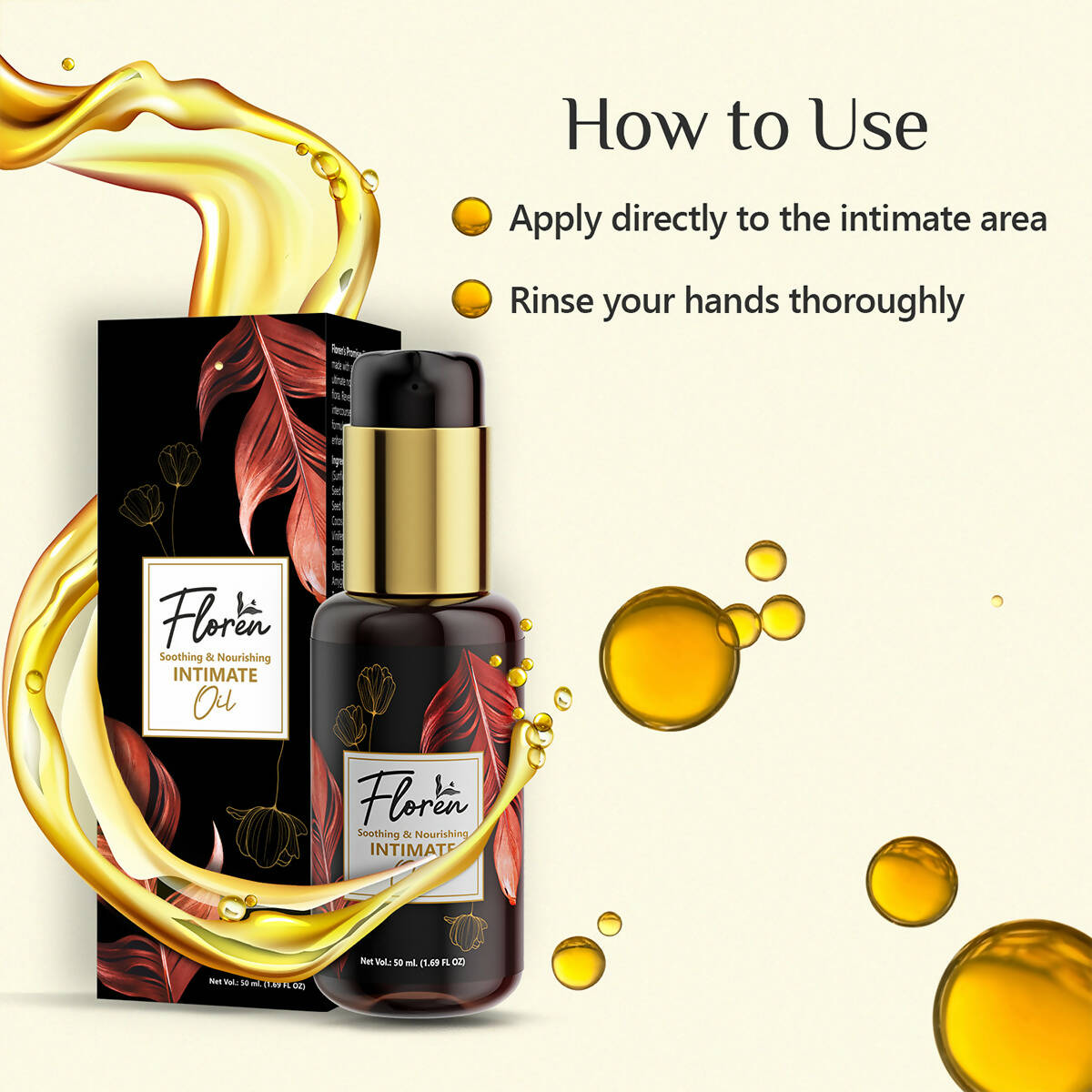 Floren Soothing & Nourishing Intimate Oil for Women - Distacart