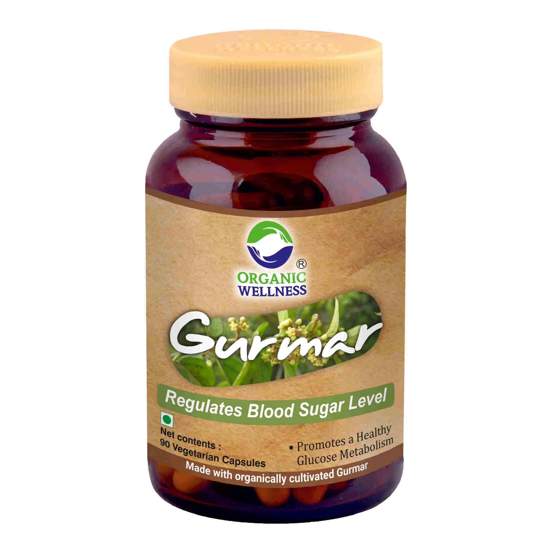 Organic Wellness Gurmar Vegetarian Capsules - Distacart