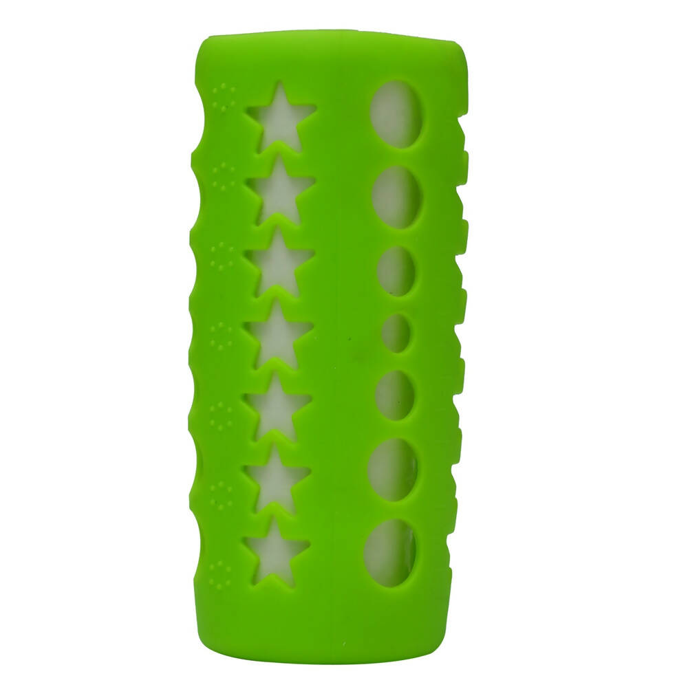 Safe-O-Kid Silicone Baby Feeding Bottle Cover Cum Sleeve for Insulated Protection 250mL- Green - Distacart