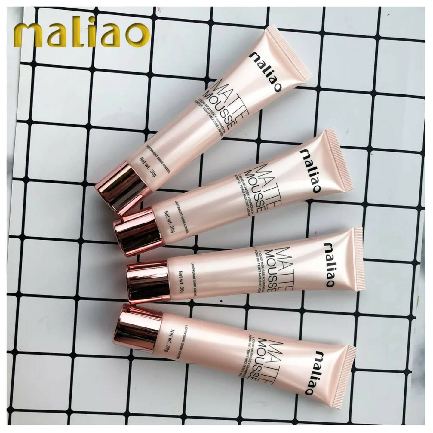 Maliao Professional Matte Look Matte Mousse Foundation - Distacart