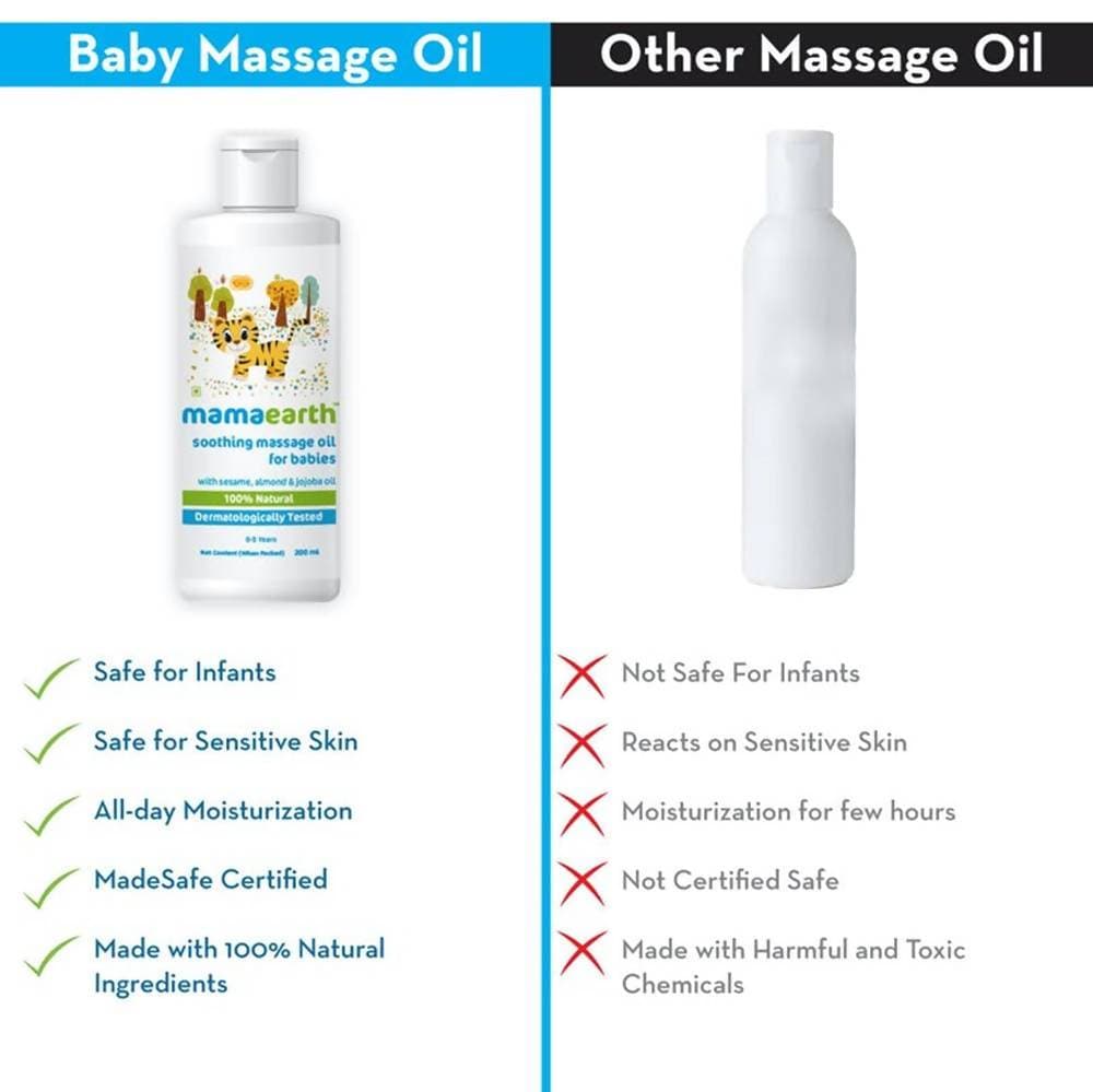 Mamaearth Soothing Massage Oil For Babies