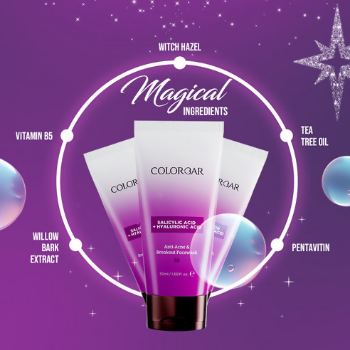 Colorbar Anti Acne & Breakout Facewash - Distacart