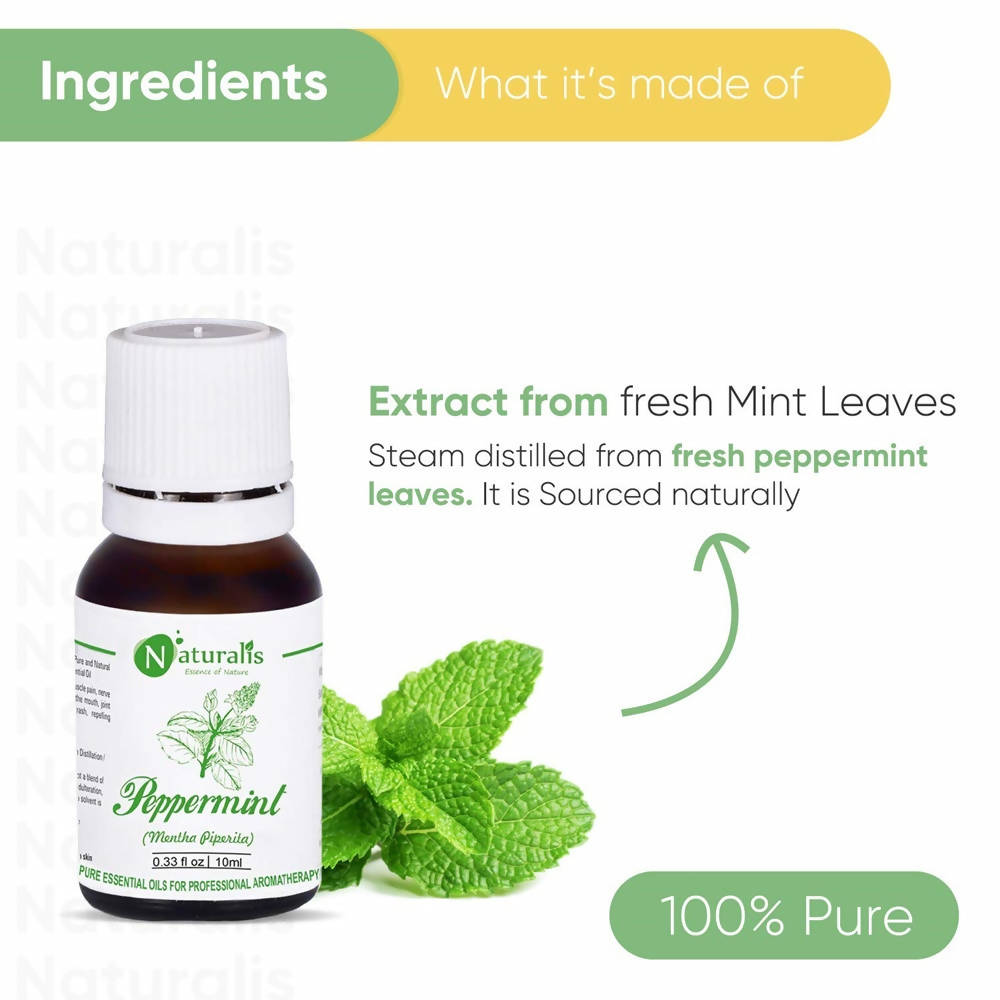 Naturalis Essence of Nature Peppermint Essential Oil Ingredients 