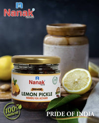 Thumbnail for Nanak Homemade Lemon Pickle,300g-[Less Oil & Salt] [Sweet & Sour] - Distacart