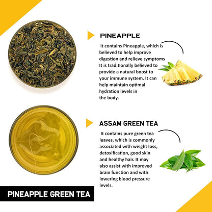 Teacurry Pineapple Green Tea Bags - Distacart
