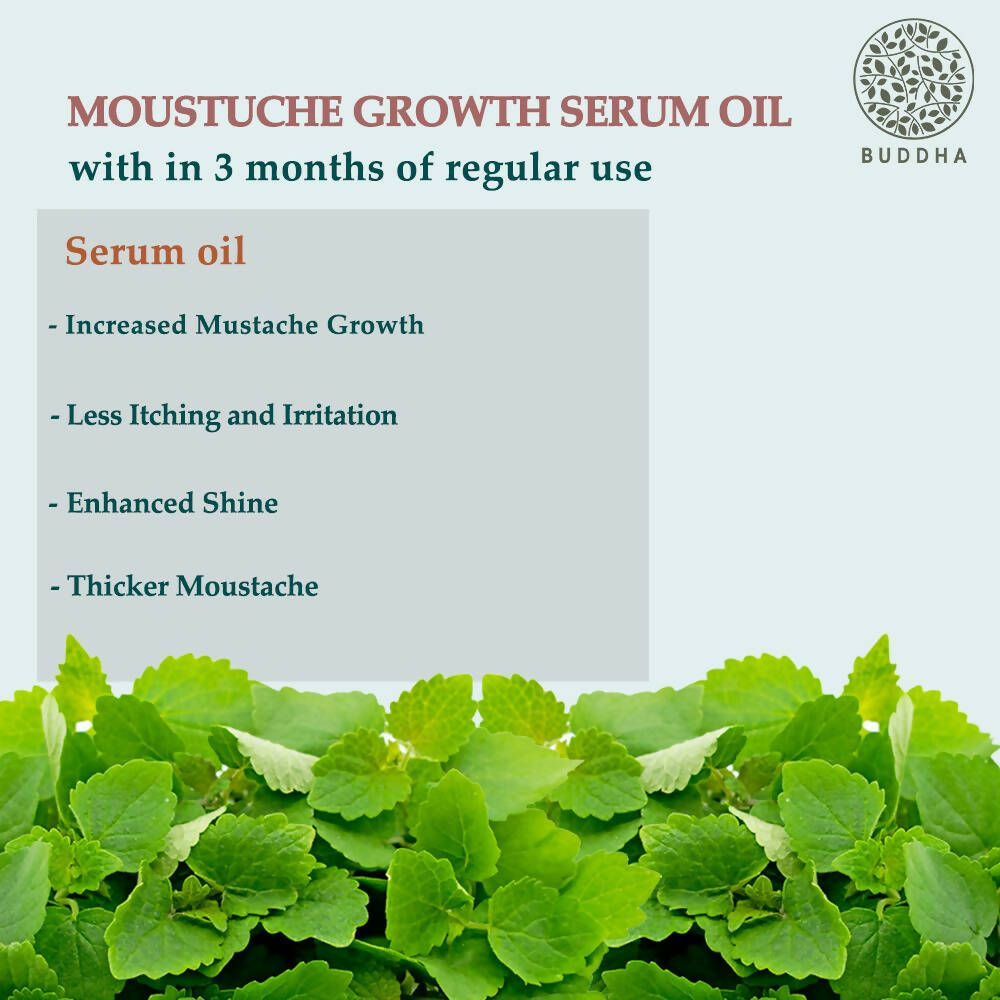 Buddha Natural Moustache Growth Serum - Distacart