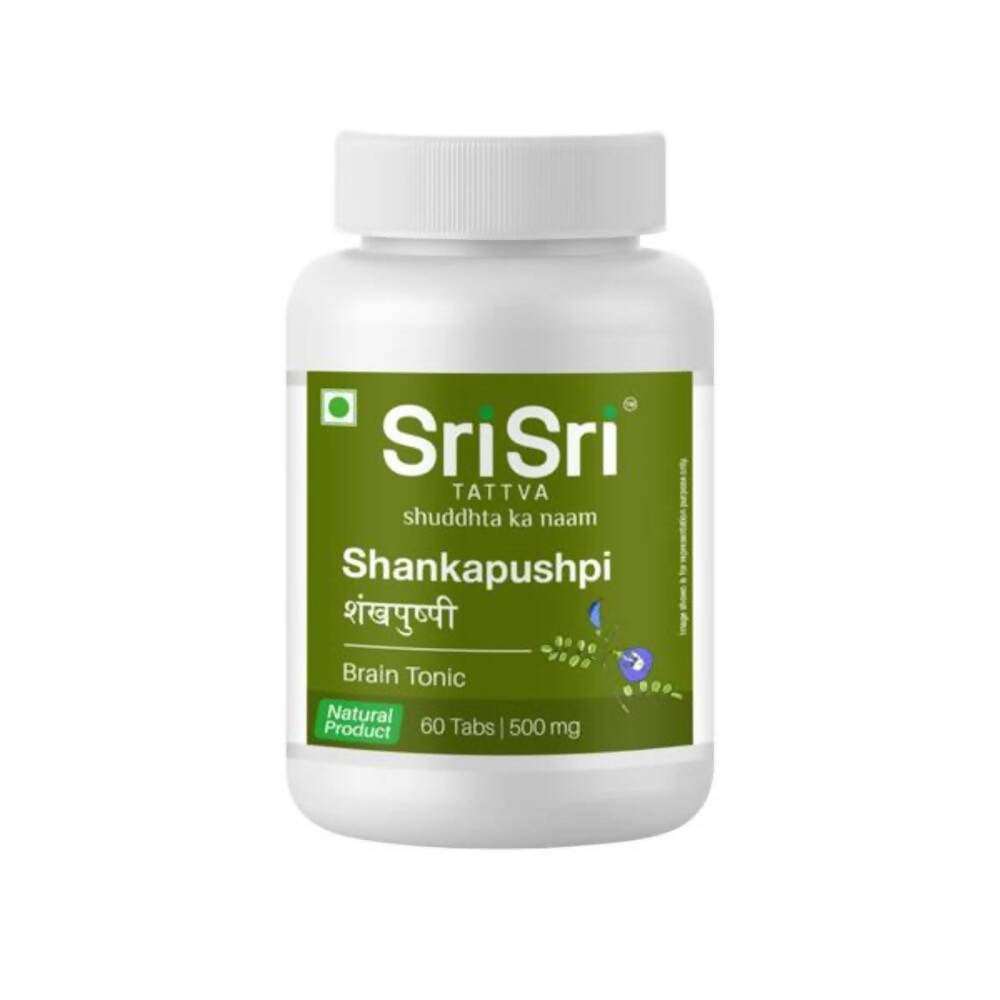 Sri Sri Tattva Shankapushpi - Brain Tonic, 60 Tabs - Distacart