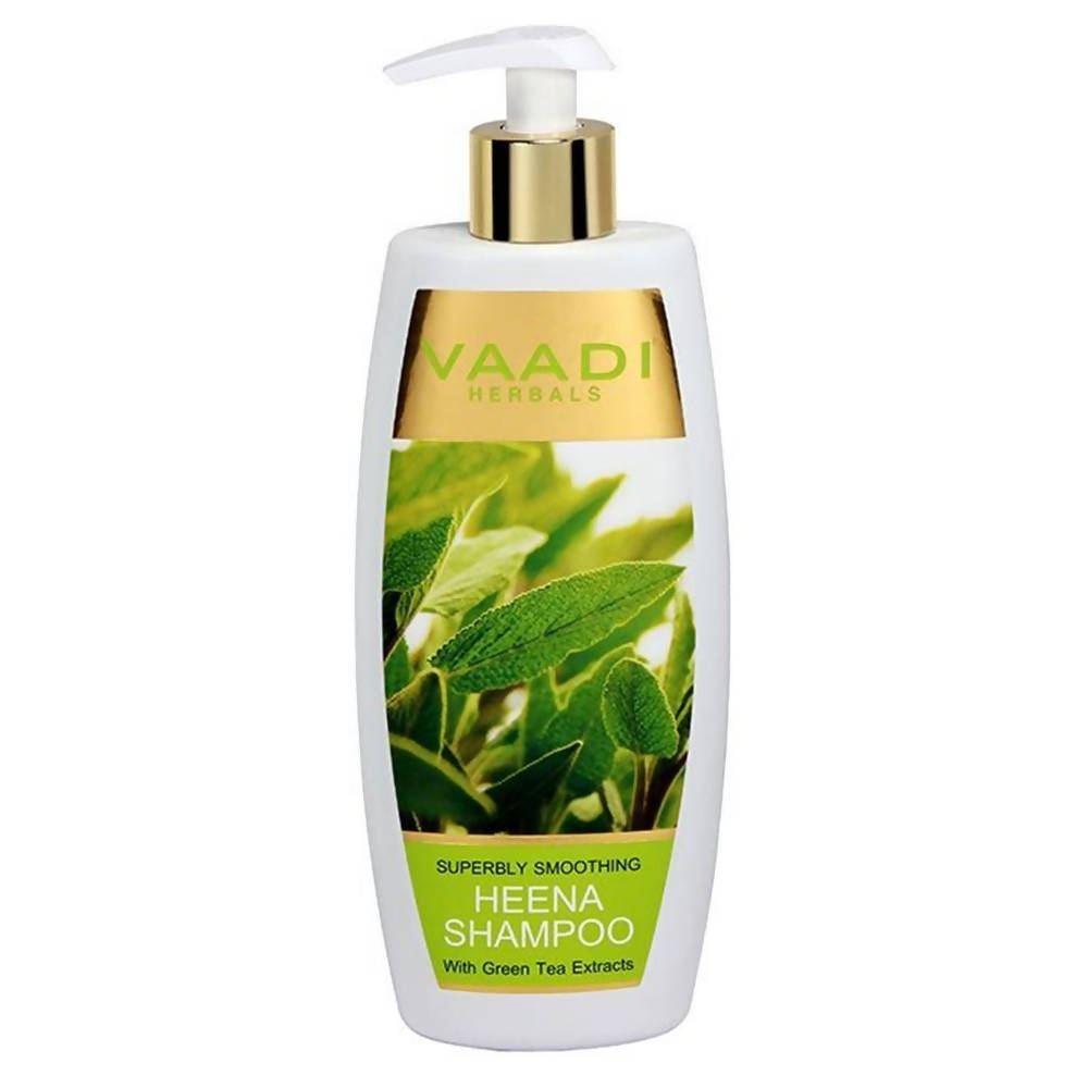Vaadi Herbals Superbly Smoothing Heena Shampoo With Green Tea Extracts - Distacart