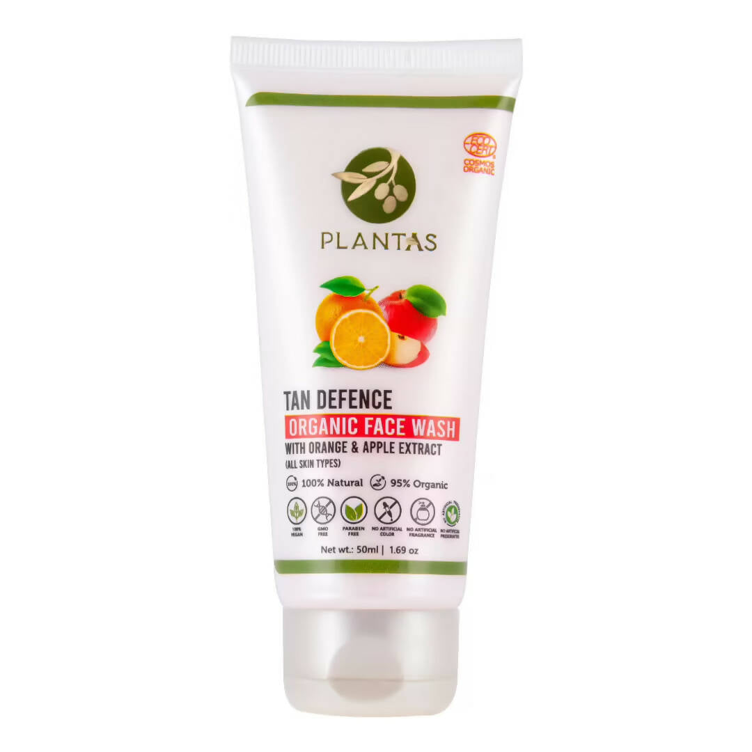 Plantas Tan Defence Organic Face Wash - Distacart