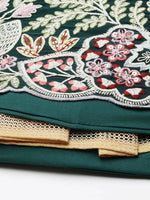 Thumbnail for House of Panchhi Green Georgette Sequins and thread embroidery Lehenga choli & Dupatta - Distacart