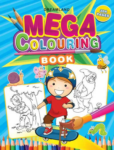 Dreamland Mega Colouring Book - Distacart