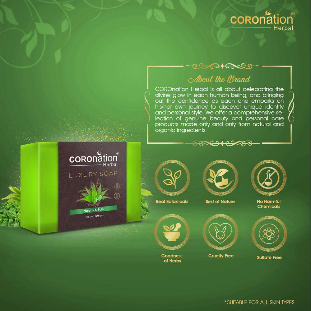 Coronation Herbal Neem & Tulsi Luxury Soap - Distacart