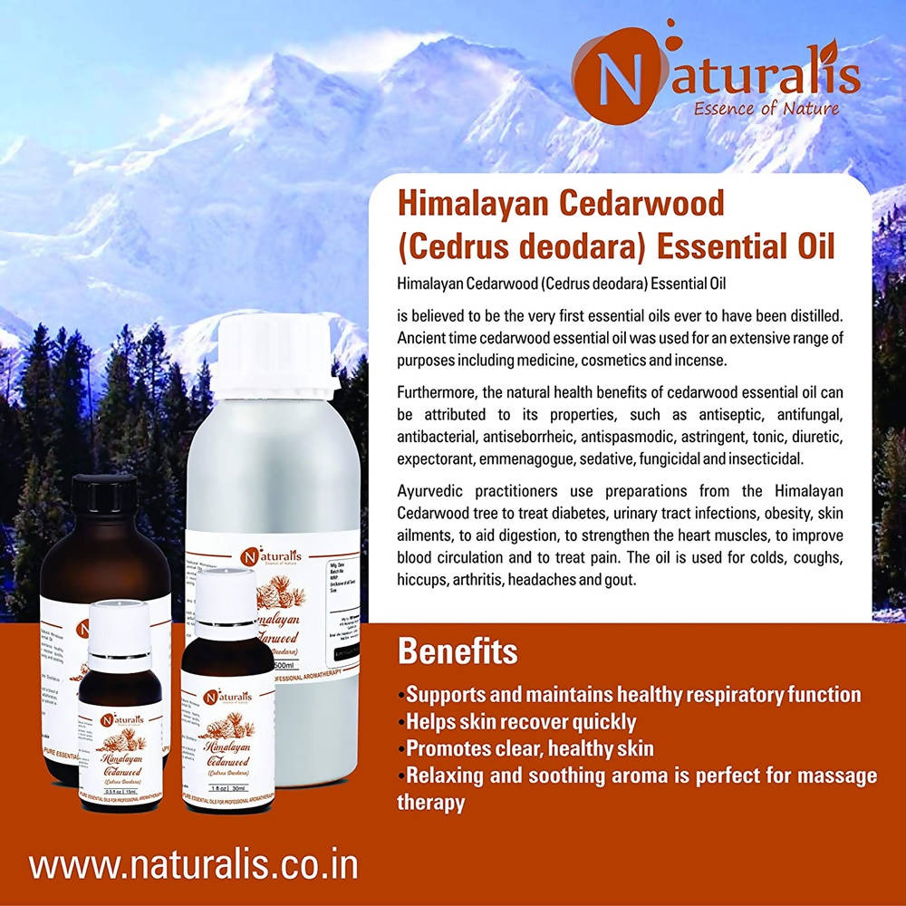 Naturalis Essence of Nature Himalayan Cedarwood Essential Oil Use 