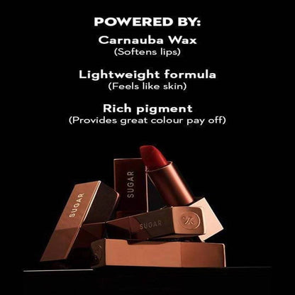 Sugar Mettle Matte Lipstick - Soteria (Nude Brown) - Distacart