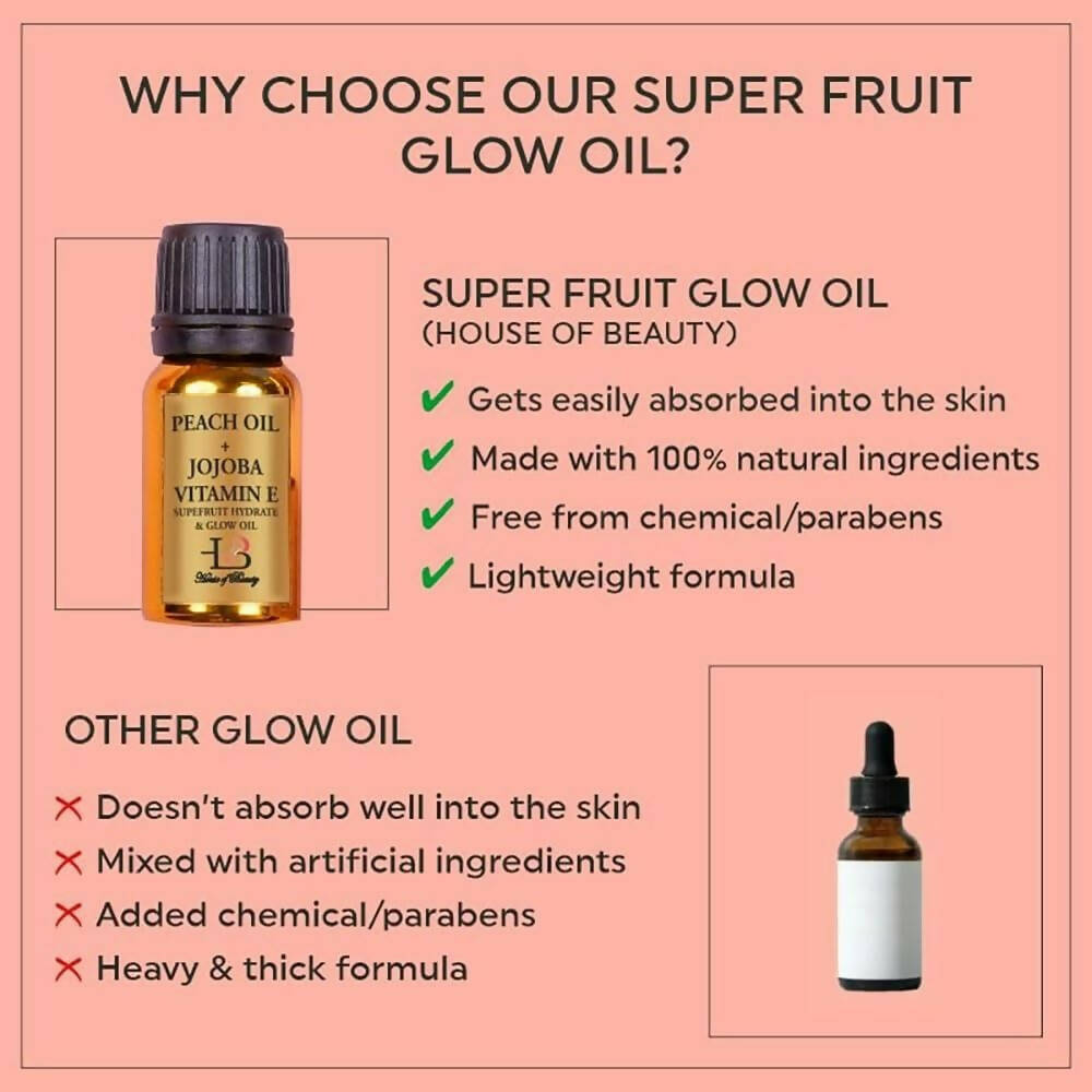 House Of Beauty Super Fruit Glow Oil - Distacart