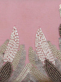 Thumbnail for Anekaant Pink Sequin Embellished Clutch - Distacart