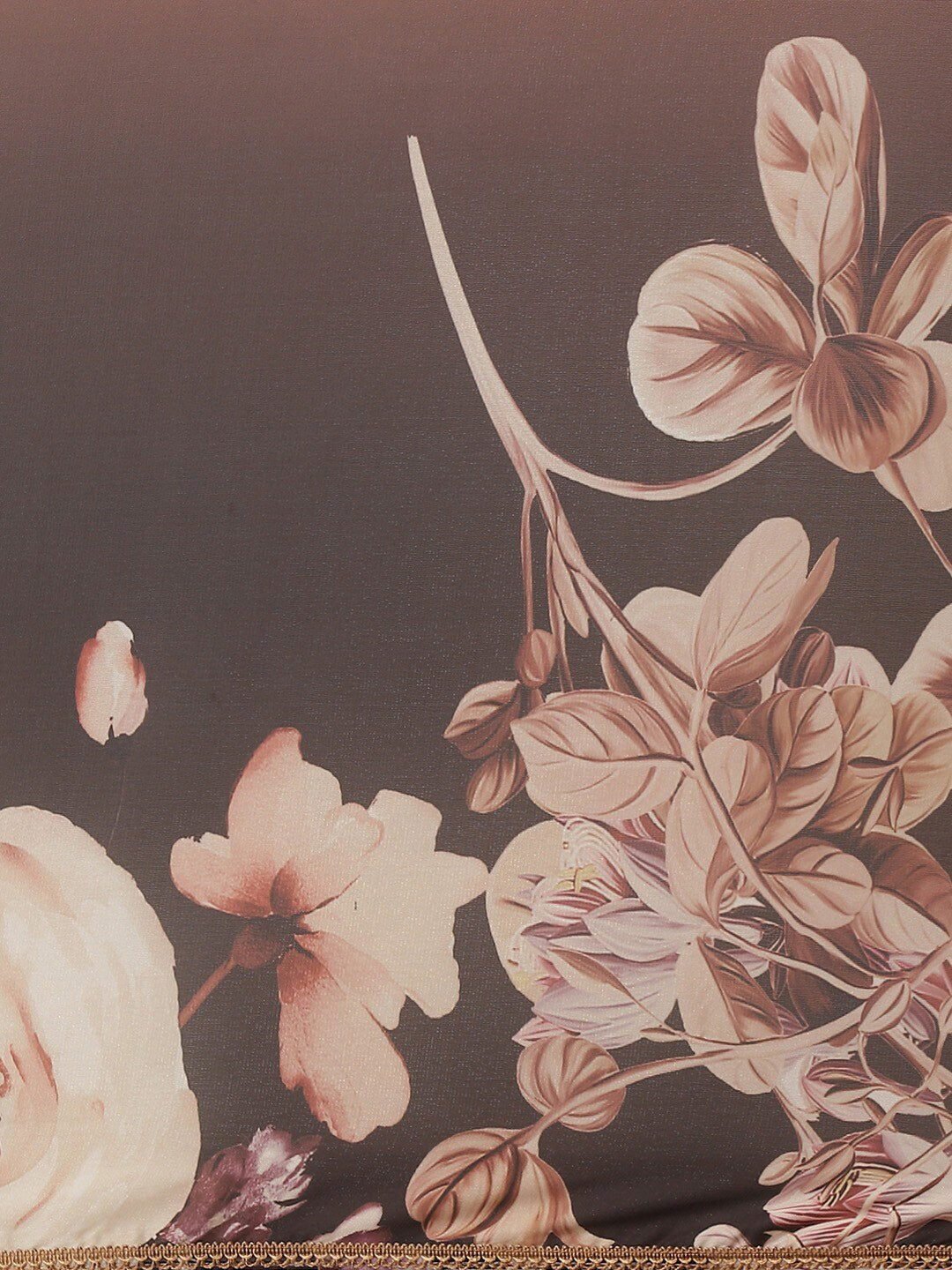 Sangria Floral Printed Saree - Distacart