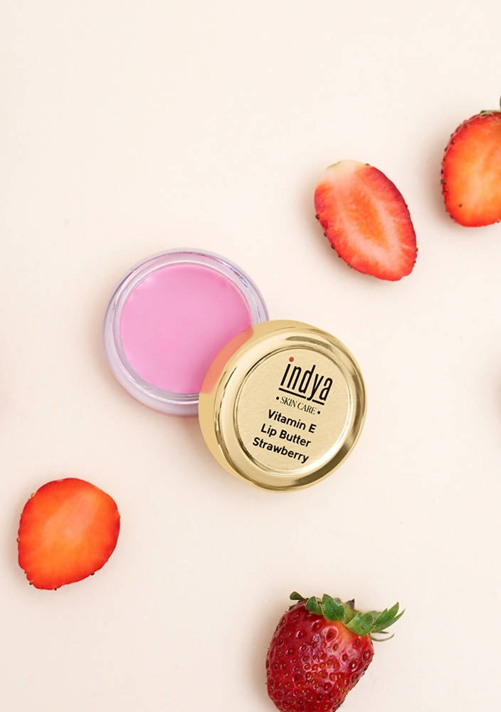 Indya Vitamin E Lip Butter - Strawberry Ingredients