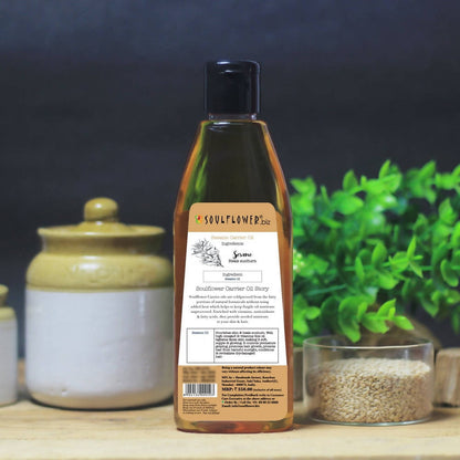 Soulflower Coldpressed Sesame Carrier Oil 