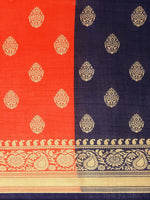 Thumbnail for Saree Mall Ethnic Motifs Printed Half & Half Art Silk Sarees - Distacart