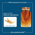 Thumbnail for Laurik Koren Red Ginseng 1000Mg Tablets For Men | Natural Plant-Based Supplement For Energy & Stamina - Distacart