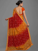 Thumbnail for Kalini Printed Embroidered Bandhani Saree - Distacart
