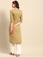 Thumbnail for Sangria Yoke Design Mirror Work Kurta - Distacart