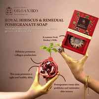 Thumbnail for Organiko Royal Hibiscus & Remedial Pomegranate Soap - Distacart