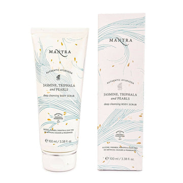 Mantra Herbal Jasmine, Triphala and Pearls Deep Cleansing Body Scrub - Distacart