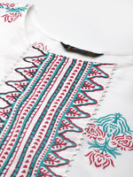 Thumbnail for Kalini Ethnic Motifs Printed Panelled Gotta Patti Kurta with Trousers - Distacart