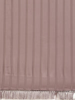 Thumbnail for Tikhi Imli Gunmetal-Toned Striped Saree - Distacart