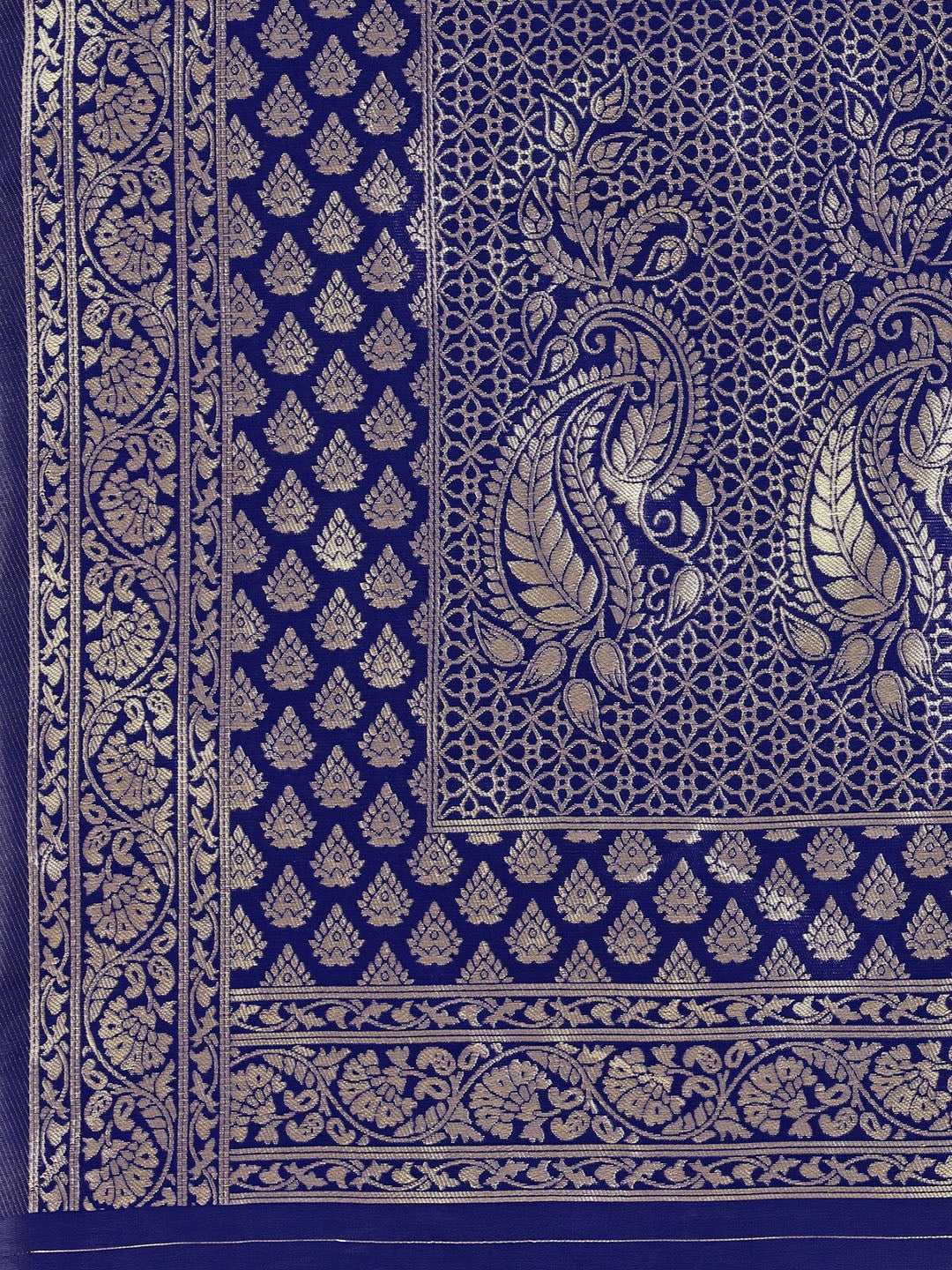 Kalini Ethnic Motifs Woven Design Zari Banarasi Saree - Distacart