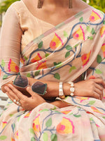 Thumbnail for Tikhi Imli Floral Organza Ready to wear Saree - Distacart