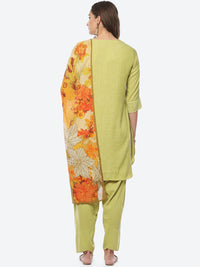 Thumbnail for Biba Woven Design Thread Work Kurta with Salwar & Dupatta - Distacart