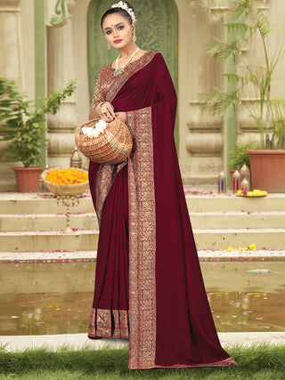 Kalini Zari Embroidered Kanjeevaram Saree - Distacart