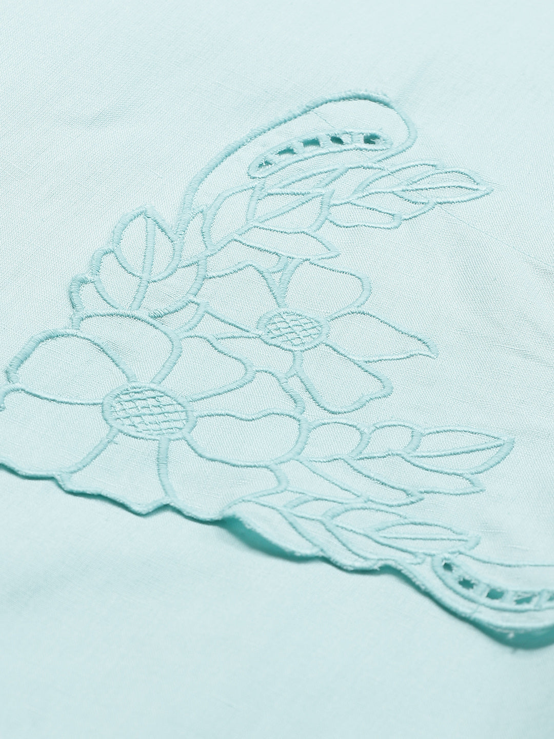 Biba Women Blue Solid A-Line Kurta - Distacart