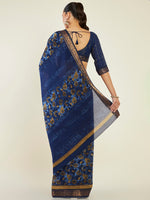 Thumbnail for Soch Floral Printed Pure Cotton Saree - Distacart