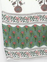 Thumbnail for Kalini Women Green Floral Printed Pure Cotton Kurta with Trousers & Dupatta - Distacart