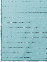 Thumbnail for Sangria Embellished Net Saree - Distacart