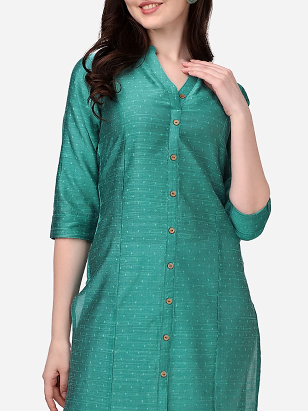 HERE&NOW Ethnic Motifs Printed Kurta - Distacart